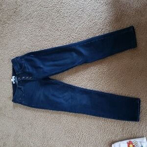 Popsugar 2 stretch high rise skinny jeans button fly